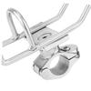 WOONEKY 2 Pcs Stainless Steel Fishing Rod Holder Adjustable Fishing Pole Stand Bracket for Boat and Garage Fishing Rod Racks Supplies Silver view 3