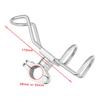 WOONEKY 2 Pcs Stainless Steel Fishing Rod Holder Adjustable Fishing Pole Stand Bracket for Boat and Garage Fishing Rod Racks Supplies Silver view 4