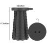 BREZO Portable Folding Stool, Retractable Telescoping Foldable Camping Chair, for Adults Outdoor Fishing Hiking Gardening Travel BBQ (Color : P) view 2