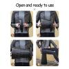 BREZO Portable Folding Stool, Retractable Telescoping Foldable Camping Chair, for Adults Outdoor Fishing Hiking Gardening Travel BBQ (Color : P) view 4