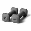 WeGym SafeGrip Square Dumbbells with Anti Slip Handles, Aesthetic Free Weights for Home Workouts, Stable Design Prevents Rolling during Floor Exercises (2LB, Pair Slate) view 1