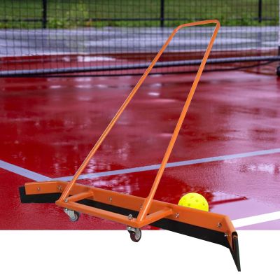 YXXSDP Large Water Remover for Courts After The Rain, Aluminum Quick Clearing Tennis Court Squeegee/Sweep Tennis Brush Broom, Floor Surface Water Pusher Rain Shuttle