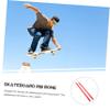 Yardwe 4pcs Professional Skateboard Rib Bone Rails Durable Plastic Anti-Collision Skateboard Rails Easy Install Fits and Convenient Replacement for Protection view 2