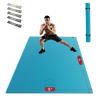 HAPBEAR Extra Large Exercise Mat-7'x5'x8mm(1/3 inch), Non-Slip, Ultra Durable, Thick Workout Mats for Home Gym Flooring Cardio, Yoga Mats for Fitness, High-Density Exercise Mat, Shoes-Friendly view 1