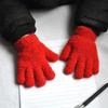 Gumney Knitted Kids Gloves, Winter Warm Knit Gloves Plush Full Finger Gloves Mittens for 1-4 Years Boys and Girls view 2