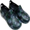 Anywear Streak Step-in Nurse Shoes for Women and Men, Oil- and Slip-Resistant EVA Kitchen Shoes, Work Shoes, 5, Skulls - 5,Skulls view 2
