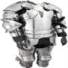 ARTIZANSTORE Gothic Wearable Half Suit Of Armor LARP Halloween Costume Silver Suit of Armor view 1