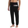 I Love My Hot Boyfriend Sweatpants Man's Baggy Pants Fashion Soft Pants White view 2