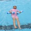 SUNFECILI 2PCS Mini Water Dumbells,Water Dumbbells for Strength Training,Exercise Dumbbells with Resistance Pull Foam Buoy Leg Float for Fitness, Pool, Training Aid(Pink) view 3
