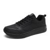 Gosetony Men's Sneakers Running Shoes Track Trail-Running Shoes Athletic Low-top Lace Up Male Sport Light-Weight Fashion Autumn Spring Casual Leisure Black view 1