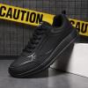 Gosetony Men's Sneakers Running Shoes Track Trail-Running Shoes Athletic Low-top Lace Up Male Sport Light-Weight Fashion Autumn Spring Casual Leisure Black view 4