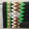 EQUIGEAR Western Ranch Horse Saddle Blanket New Zealand Wool Western Design Handmade Saddle Blanket Top Wool Pad Sensor Flex (Customization Available) ZB-062 (34" x 32") view 3