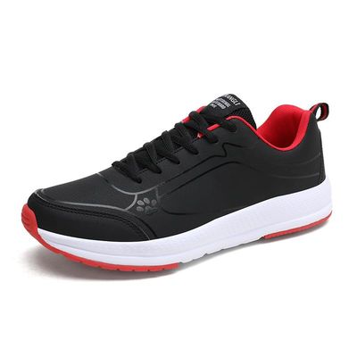 Gosetony Men's Sneakers Running Shoes Track Trail-Running Shoes Athletic Low-top Lace Up Male Sport Light-Weight Fashion Autumn Spring Casual Leisure