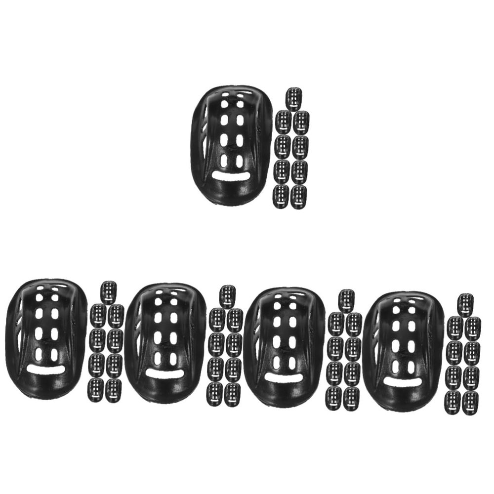 Healvian 50 Pcs Helmet Chin Rest Chin Strap Football Jaw Pads Rugby Helmet Softball Mask Pad Softball Batting Foam Padding Caps Safety Cup Sports Rubber Worker Hat