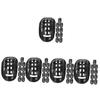 Healvian 50 Pcs Helmet Chin Rest Chin Strap Football Jaw Pads Rugby Helmet Softball Mask Pad Softball Batting Foam Padding Caps Safety Cup Sports Rubber Worker Hat view 1