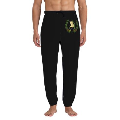 COIEN Guatemala Flag Sweatpants Man Joggers Pants Fashion Soft Trousers White