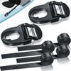 2Pcs Kayak Seat Clips Replacement & 4Pcs Straps,Kayak Seat Clip Parts Fit for Lifetime Emotional,Kayak Seat Belt Clips,Kayak Seat Repair Clip,Kayak Straps Seat Clip with Straps,Kayak Accessories view 1