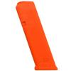 American Safety Molds - Compatible with Glock 17 Gen 3 - Non-Functional Solid Polymer Magazine - Blaze Orange - U.S.A  Magazine Holster Molding Prop view 1