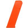 American Safety Molds - Compatible with Glock 17 Gen 3 - Non-Functional Solid Polymer Magazine - Blaze Orange - U.S.A  Magazine Holster Molding Prop view 2