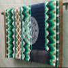 EQUIGEAR Western Ranch Horse Saddle Blanket New Zealand Wool Western Design Handmade Saddle Blanket Top Wool Pad Sensor Flex (Customization Available) ZB-075 (34" x 34") view 2