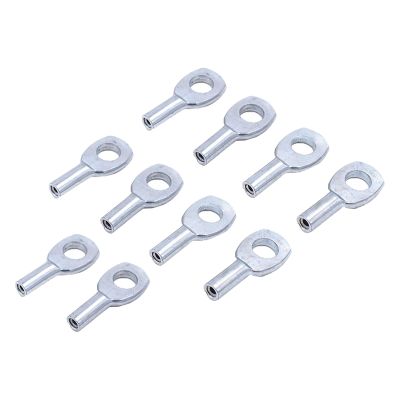 Aymzbd Steel Wire Rope Eyelets Exercise Machine Eyelet Terminal Connector for 2mm Wire Rope, 5mm