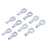 Aymzbd Steel Wire Rope Eyelets Exercise Machine Eyelet Terminal Connector for 2mm Wire Rope, 5mm