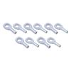 Aymzbd Steel Wire Rope Eyelets Exercise Machine Eyelet Terminal Connector for 2mm Wire Rope, 5mm view 2