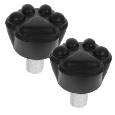 Happyyami 2pcs Skating Plugs Brake Block Accessory for Skates Toe Guard Gumball Toe Stops for