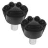 Happyyami 2pcs Skating Plugs Brake Block Accessory for Skates Toe Guard Gumball Toe Stops for view 1