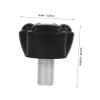 Happyyami 2pcs Skating Plugs Brake Block Accessory for Skates Toe Guard Gumball Toe Stops for view 3