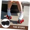 Happyyami 2pcs Skating Plugs Brake Block Accessory for Skates Toe Guard Gumball Toe Stops for view 4