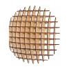 XILYZMO Golf Display Case, Golf Ball Collection Display Rack, Cabinet Holder Case Wall Mount, Wood Case Holds 78indivual Golf Commemorative Rack (Color : Diameter 58.5cm, Size : 5pcs) view 1