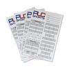 PLC Sports Ice Hockey Lineup Cards | 5.5" x 8.5" | 4 Part Carbon Paper | Youth Ice Hockey | Amateur Ice Hockey | Hockey Roster (30) view 1