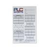 PLC Sports Ice Hockey Lineup Cards | 5.5" x 8.5" | 4 Part Carbon Paper | Youth Ice Hockey | Amateur Ice Hockey | Hockey Roster (30) view 2