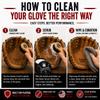Rhino Wax Baseball Glove Scrub Kit for Deep Cleaning with Brush & Cloth view 3