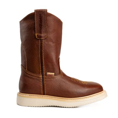King Welt Santa Fe 11" Wellington Boots: Lightweight Comfort, Square Toe, Pull-On Ease, Full Grain Leather, Durable PU Sole Shedron Size 11.5