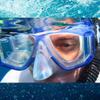 Calabria Hydrotac Dive OPTX 20/20 Stick On Bifocal Lenses +2.75 2 PACK Scuba Mask Magnifying BiFocal Stickers Diving Goggles view 3