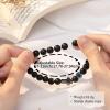 Teen Girl Boys Mens Gifts, Natural Stone Cross Bracelets Trendy Stuff Inspirational Gifts Ideas Bracelet&Card Inspirational gifts for Daughter Son, Husband-Birthday Graduation Retirement Christmas view 3