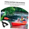 BESPORTBLE 2pcs Kayak Holder Multi-Functional Oar Support for Canoe and Kayak Easy to Install Rack for Secure Storage and Convenient Use view 4