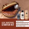 Rhino Wax - Baseball Gloves Maintenance Starter Kit - Includes: Base Ball Glove Oil (8 oz) + Mitt Conditioner (2 oz) + Microfiber Cloth - Condition, Preserve, Protect Your Mitts - Proudly Made in USA view 2