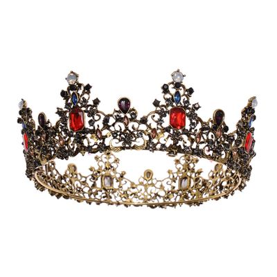 FOYTOKI 1pc Retro Wedding Crown Headdress for Women Elegant Party Rhinestones for Bridal Decor Birthdays and Special Occasions