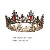 FOYTOKI 1pc Retro Wedding Crown Headdress for Women Elegant Party Rhinestones for Bridal Decor Birthdays and Special Occasions view 2