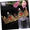 FOYTOKI 1pc Retro Wedding Crown Headdress for Women Elegant Party Rhinestones for Bridal Decor Birthdays and Special Occasions view 3