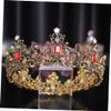 FOYTOKI 1pc Retro Wedding Crown Headdress for Women Elegant Party Rhinestones for Bridal Decor Birthdays and Special Occasions view 4