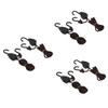 BESPORTBLE 6pcs Adjustable Kayak Canoe Boat Tie Down Straps Ratchet Locks Heavy Duty Rope Hangers Weight view 1