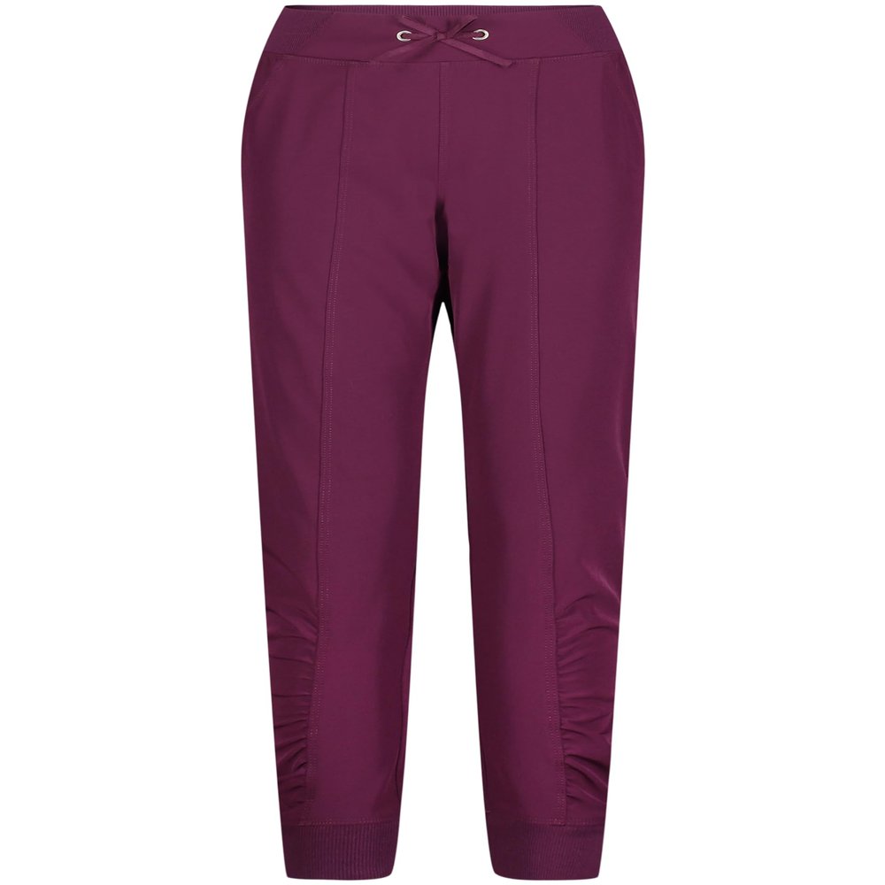 Calvin Klein Girls' Logo Sweatpants, Fleece Joggers with Ribbed Cuffs & Waistband, Dark Purple CKP, 8-10