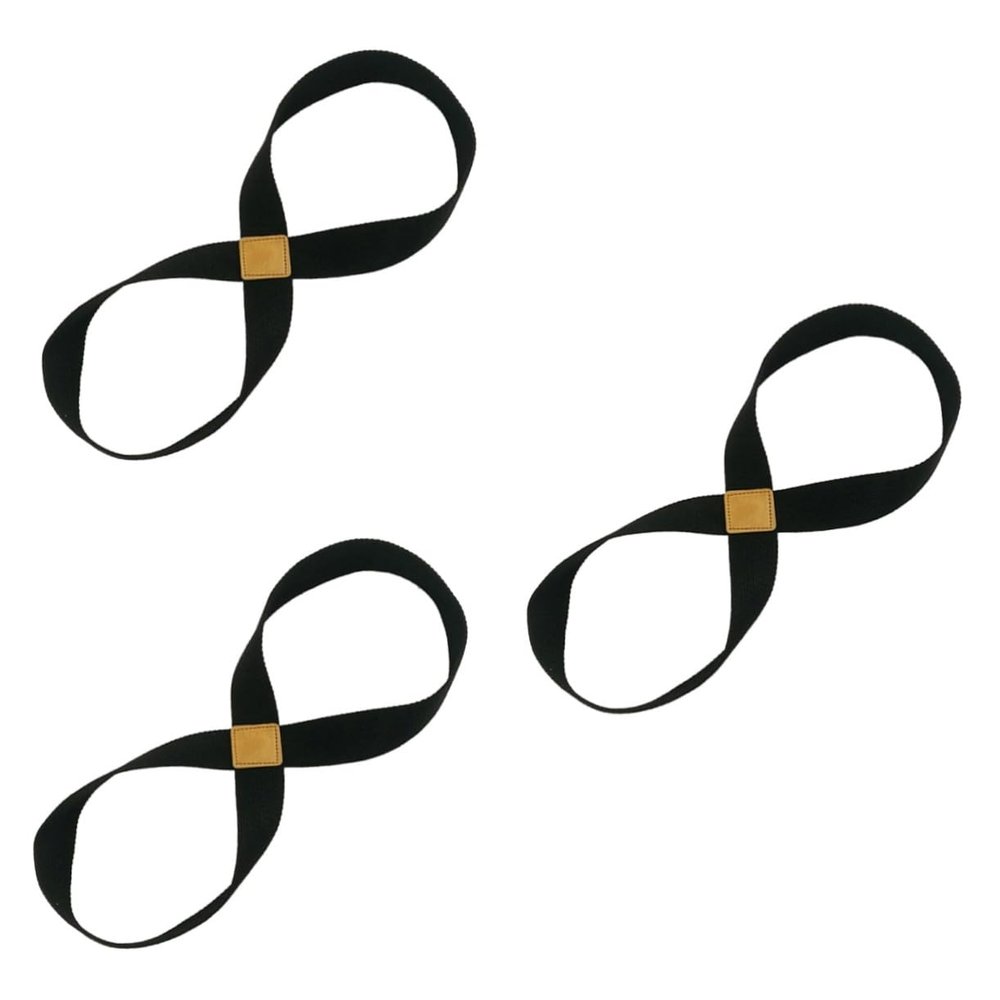 BESPORTBLE 3pcs Yoga Waist Bending Training Loop Stretch Bands for Exercise Stretching Strap Loops Yoga Tension Band