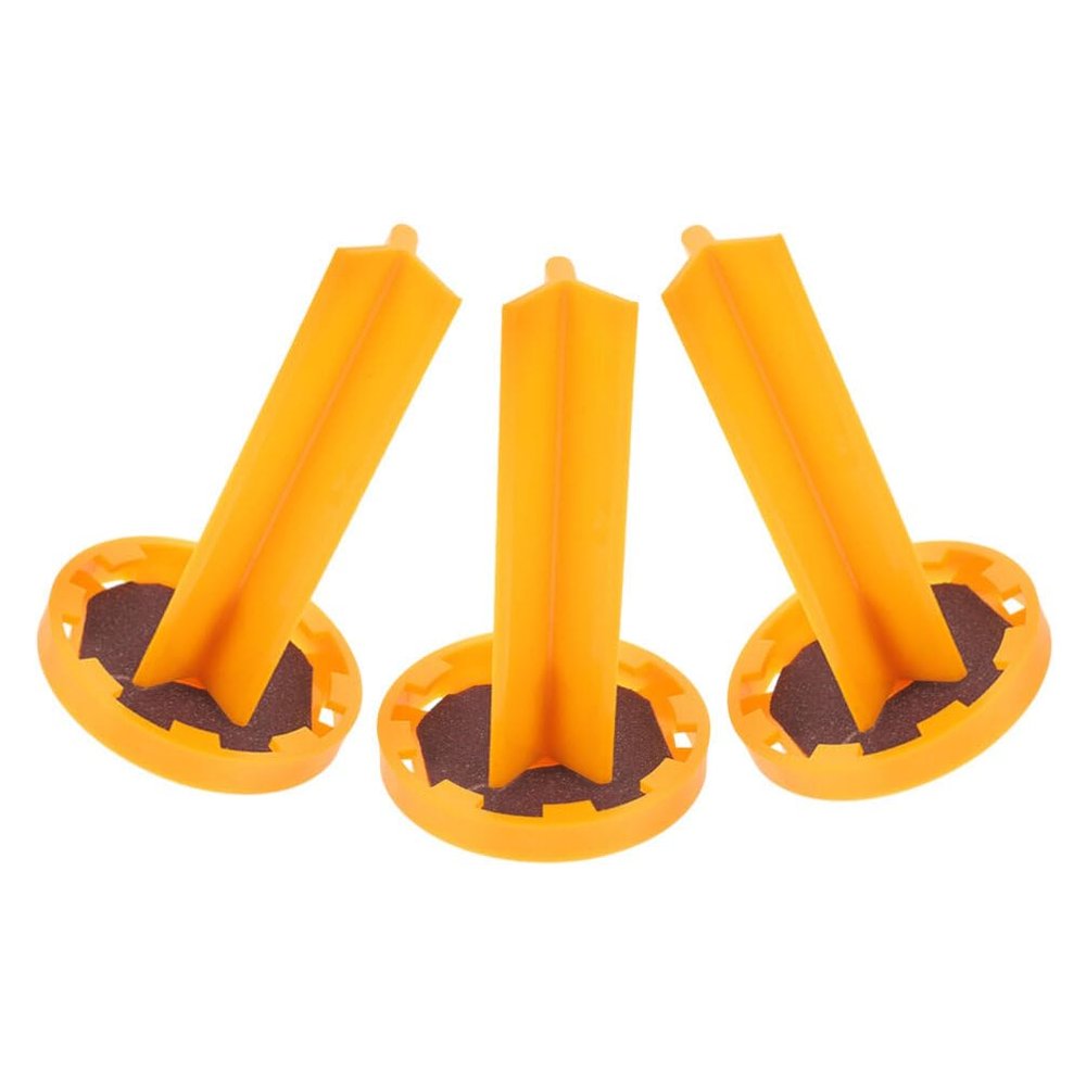 Baluue 3pcs Shaped Billiard Cue Tip Shaper Tool Portable Sanding Kit for Pool Stick Tip Maintenance and Polishing Lightweight Design for Easy Carrying