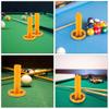 Baluue 3pcs Shaped Billiard Cue Tip Shaper Tool Portable Sanding Kit for Pool Stick Tip Maintenance and Polishing Lightweight Design for Easy Carrying view 4