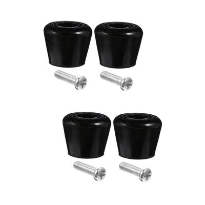 BESPORTBLE 8pcs Roller Skates Brake Block Braking Shoes Holder for Double-Row Skating Easy to Install Stabilizes Fast Stops Includes Brake Screws